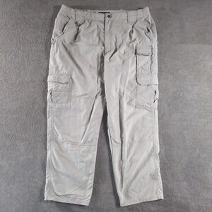 5.11 Tactical Series Cargo Pants Mens 38x30 Khaki Nylon Utility‎ Work Outdoor